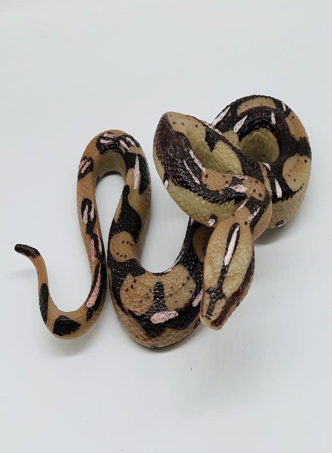 Higherbros Snake Toys Scary Prank Boa Constrictor Python Animal Figures Gag Gifts Halloween Decorations for Children's Animal Figurines Toys for Home and Garden Decorating - Image 5